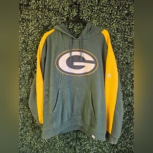 Mens XL NFL Pro Line Fanatics Green Bay Packers Hoodie
